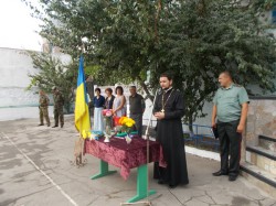 У Березанській виправній колонії священик благословив початок нового навчального року